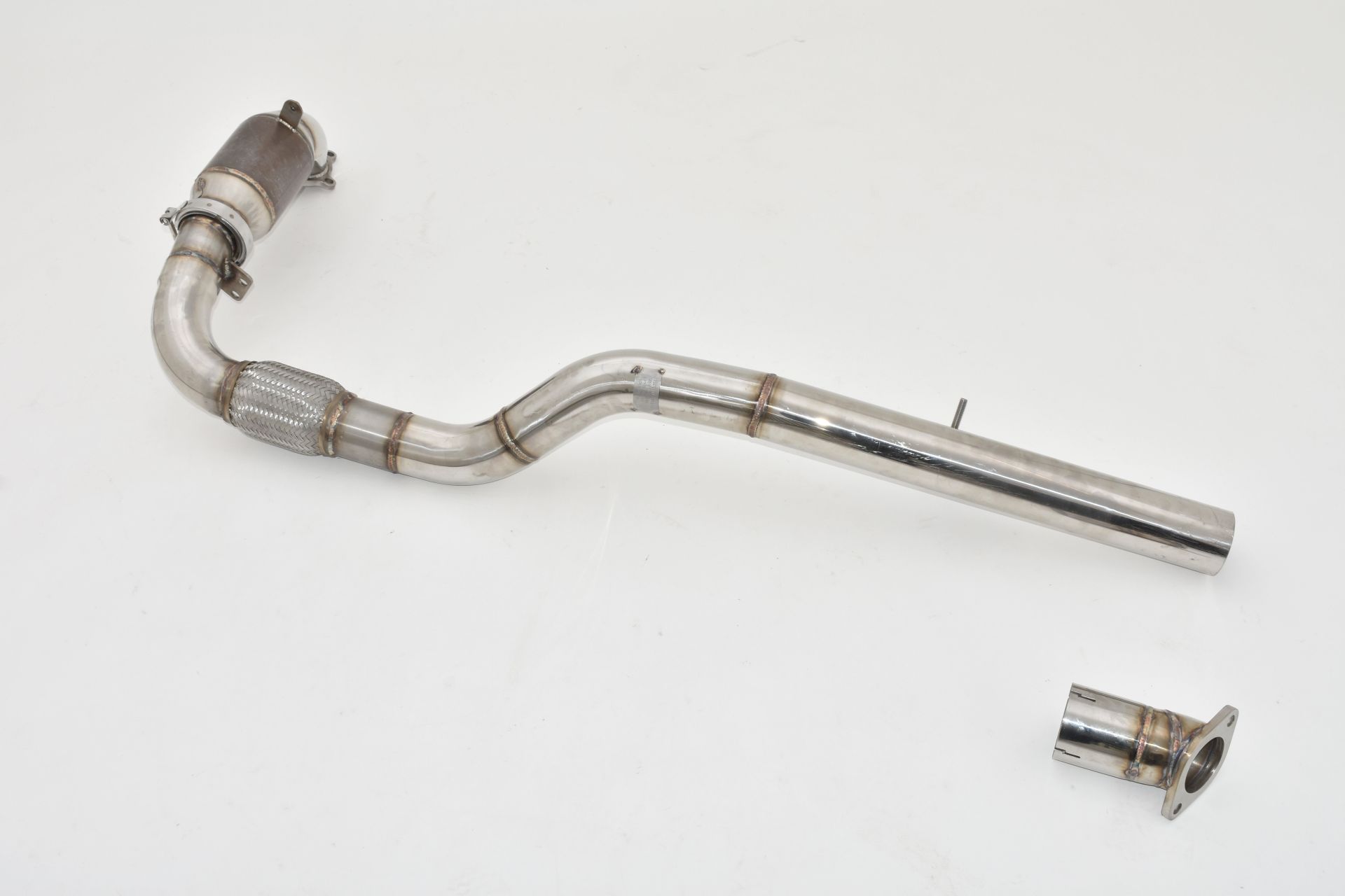 Friedrich Motorsport  76mm Downpipe mit Sport-Kat. Edelstahl 