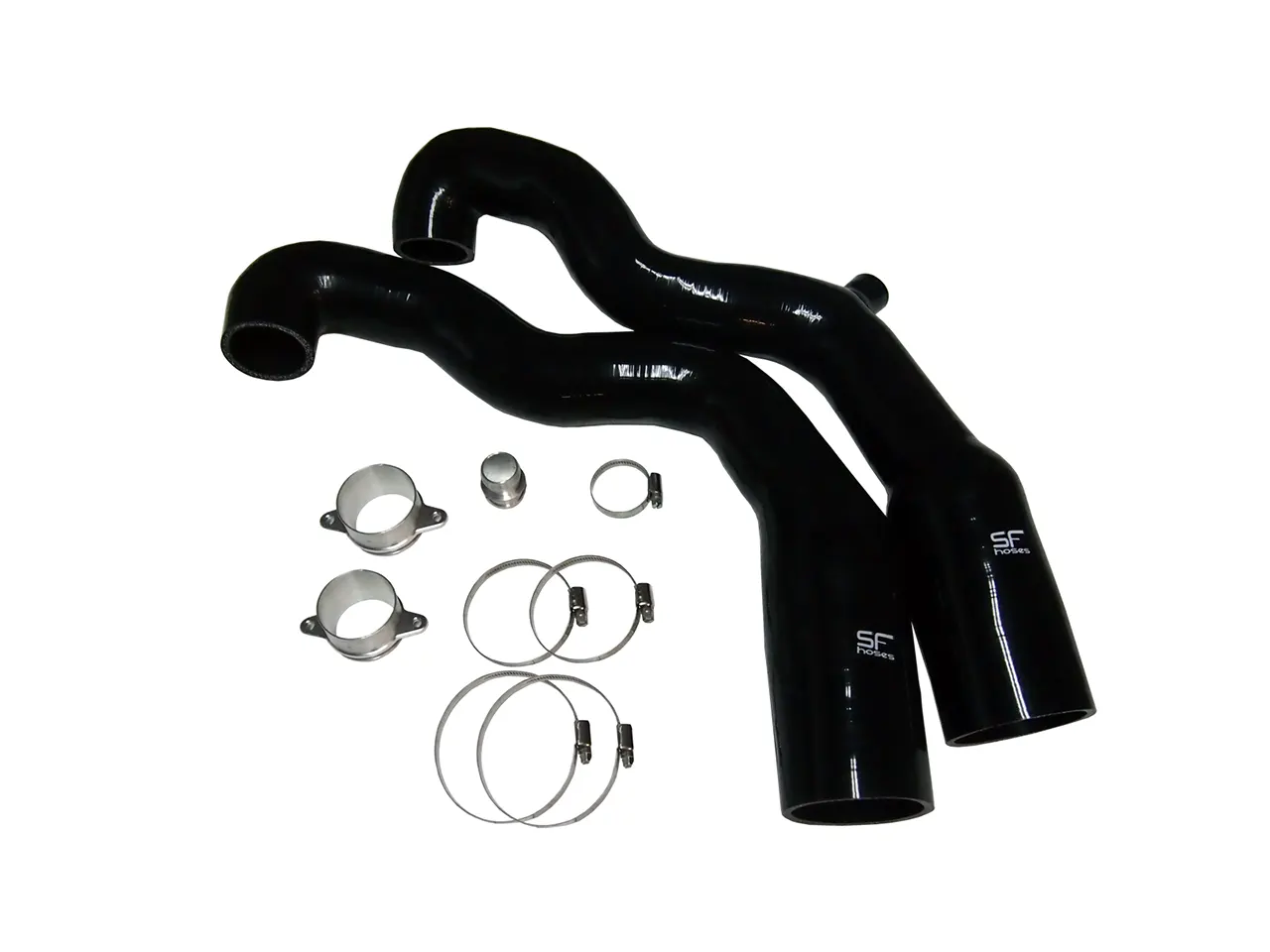 Silikon High Flow Ansaugschlauch-Kit Porsche 997.1 Turbo + GT2