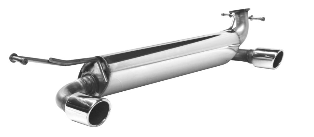 Bastuck Sportauspuff für Smart forfour II (453) 2x 1x76mm, 20° schräg geschnitten mit Lippe