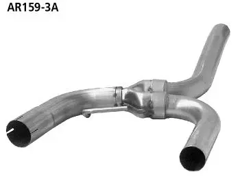 Bastuck Sportauspuff Alfa Romeo 159 2x76mm schräg