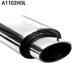 Bastuck Sportauspuff für Opel Kadett E CC/Fließheck 153x95mm, oval