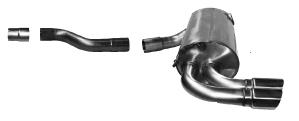 Bastuck Sportauspuff für BMW 120d xDrive Typ F21 2x76mm, gerade