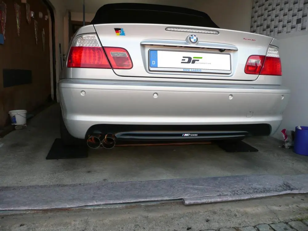 Bastuck Sportauspuff BMW 320ci E46 Cabrio 2x76mm Bild