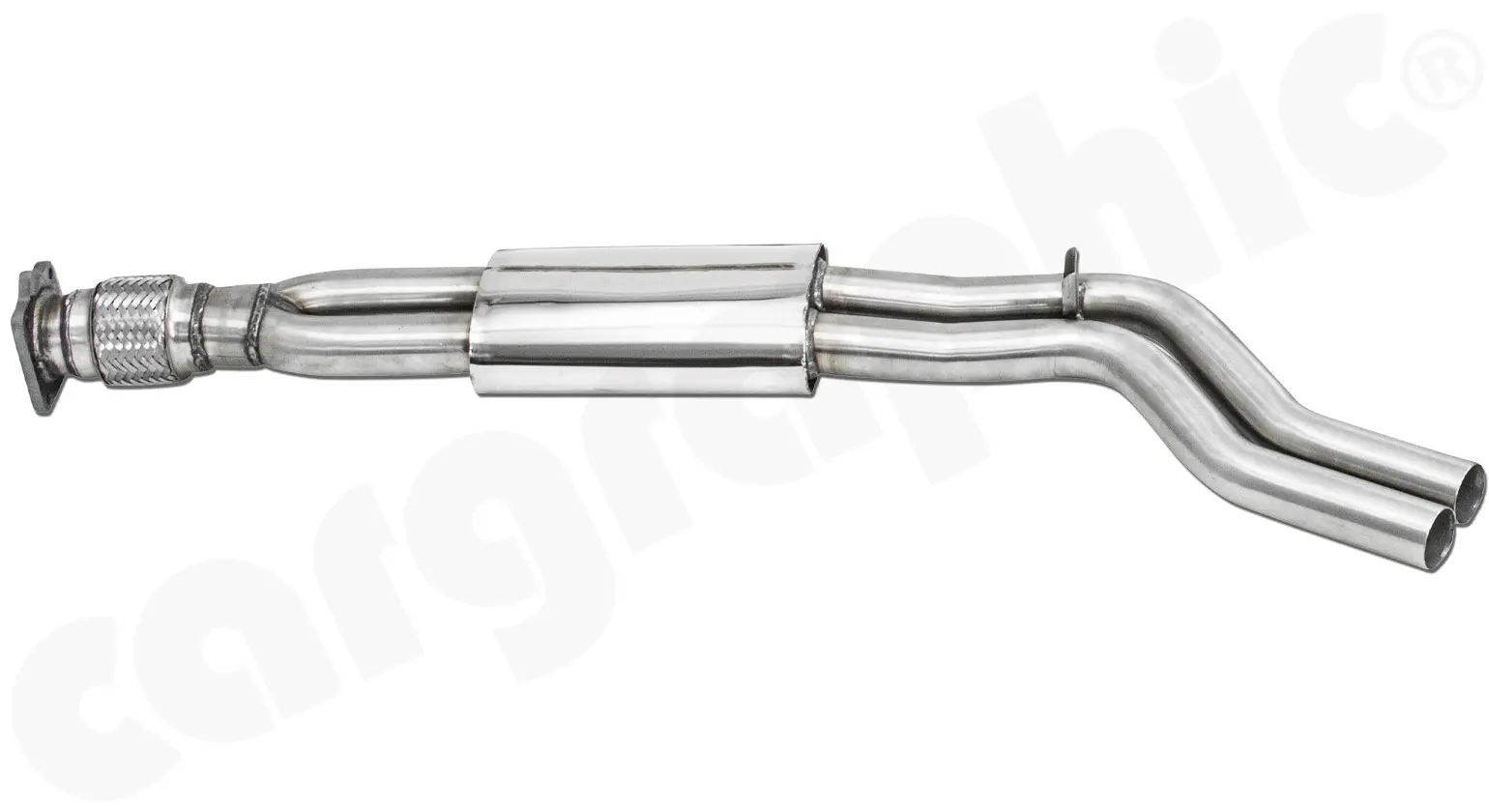 CARGRAPHIC N-GT Vorschalldämpfer für Porsche 968 