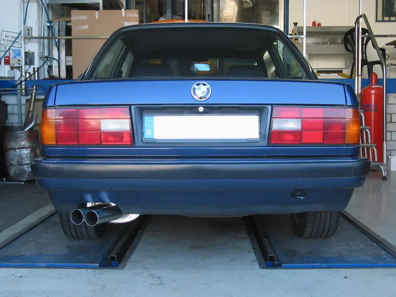 Eisenmann Endschalldämpfer für BMW E30 320i 325i Race-Version 2x70mm