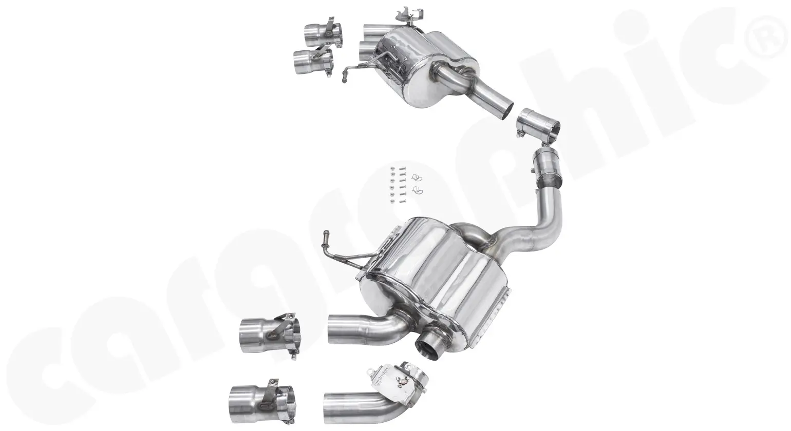 CARGRAPHIC Sportauspuff für Porsche Macan Turbo Bild