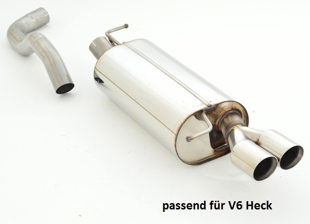 Friedrich Motorsport Edelstahl Endschalldämpfer 