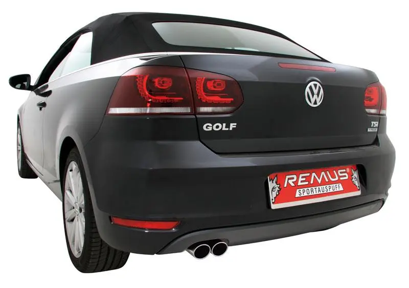 Remus Endschalldämpfer für VW Golf VI & Scirocco III Bild