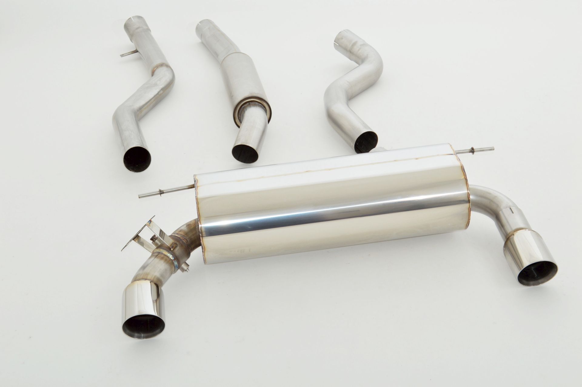 Friedrich Motorsport 76mm Duplex-Anlage Edelstahl 335i/340i/435i/440i-Heck