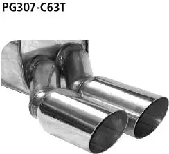 Bastuck Sportauspuff Peugeot 307 CC 2x63mm kaufen