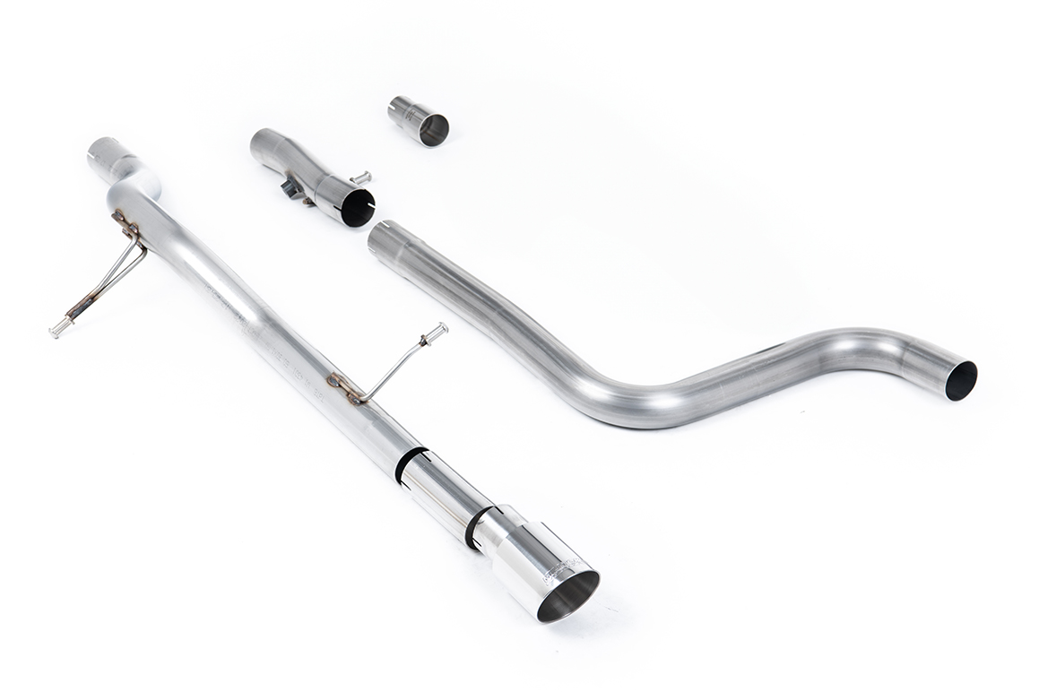 Milltek Komplettanlage (non-resonated) für Ford Fiesta MK8 1.0T EcoBoost ST-Line 155PS mit OPF