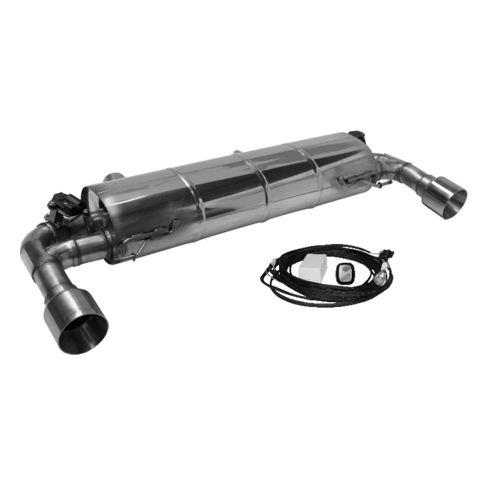Bastuck Sportauspuff für BMW 318i Typ G20 (Limousine) 2x 1x100mm, gerade Race-Look