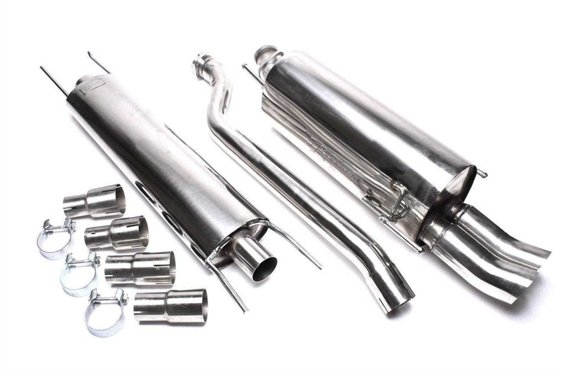 TA Technix Edelstahlanlage 2x76mm DTM passend für Opel Astra G-CC, Typ T98 TA Technix Auspuff 2x76mm DTM für Opel Astra G-CC kaufen