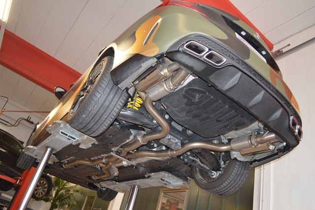 Friedrich Motorsport 2x76mm Duplex-Anlage Mercedes S/W205 C63 / C63 S AMG