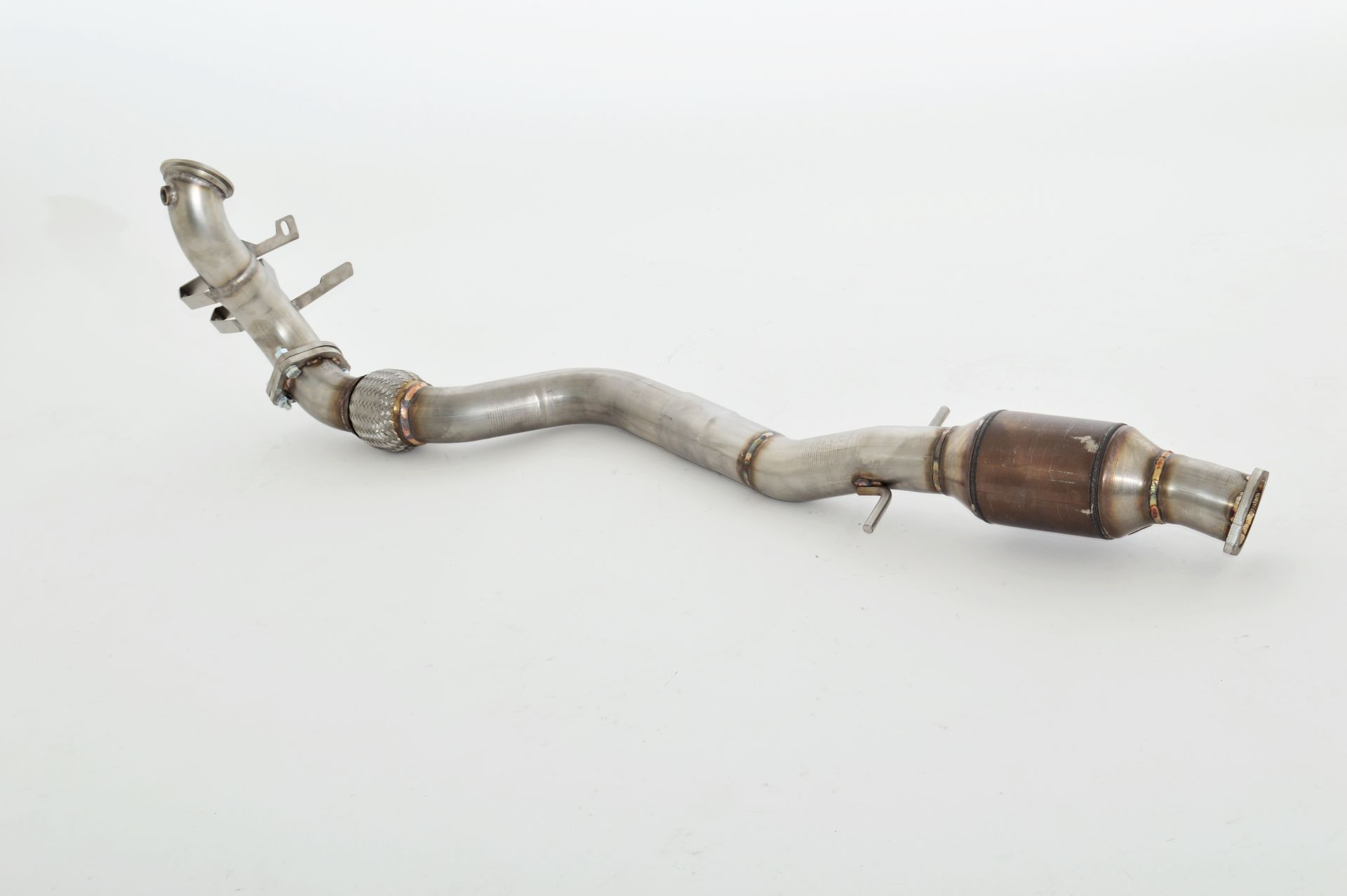 Friedrich Motorsport 70mm Downpipe mit 200 Zellen Sport-Kat. Edelstahl 