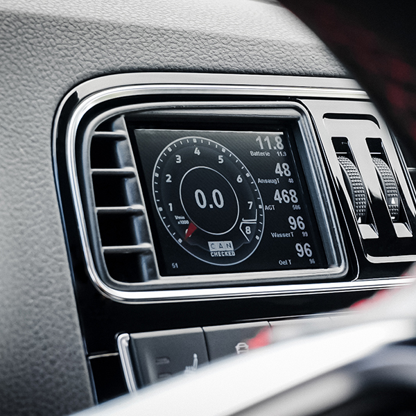 CANchecked Daten-Display VW Polo MK5 6C (inkl. GTI) LHD MFD32 Gen2