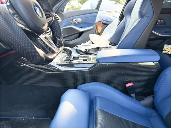 Carbon Mittelkonsole Blenden passend für BMW M3 G80 G81 M4 G82 G83 M2 G87 G42 G20 G21 G22 G23 G26 Carbon Mittelkonsole für BMW M3 M4 M2 G-Serie kaufen