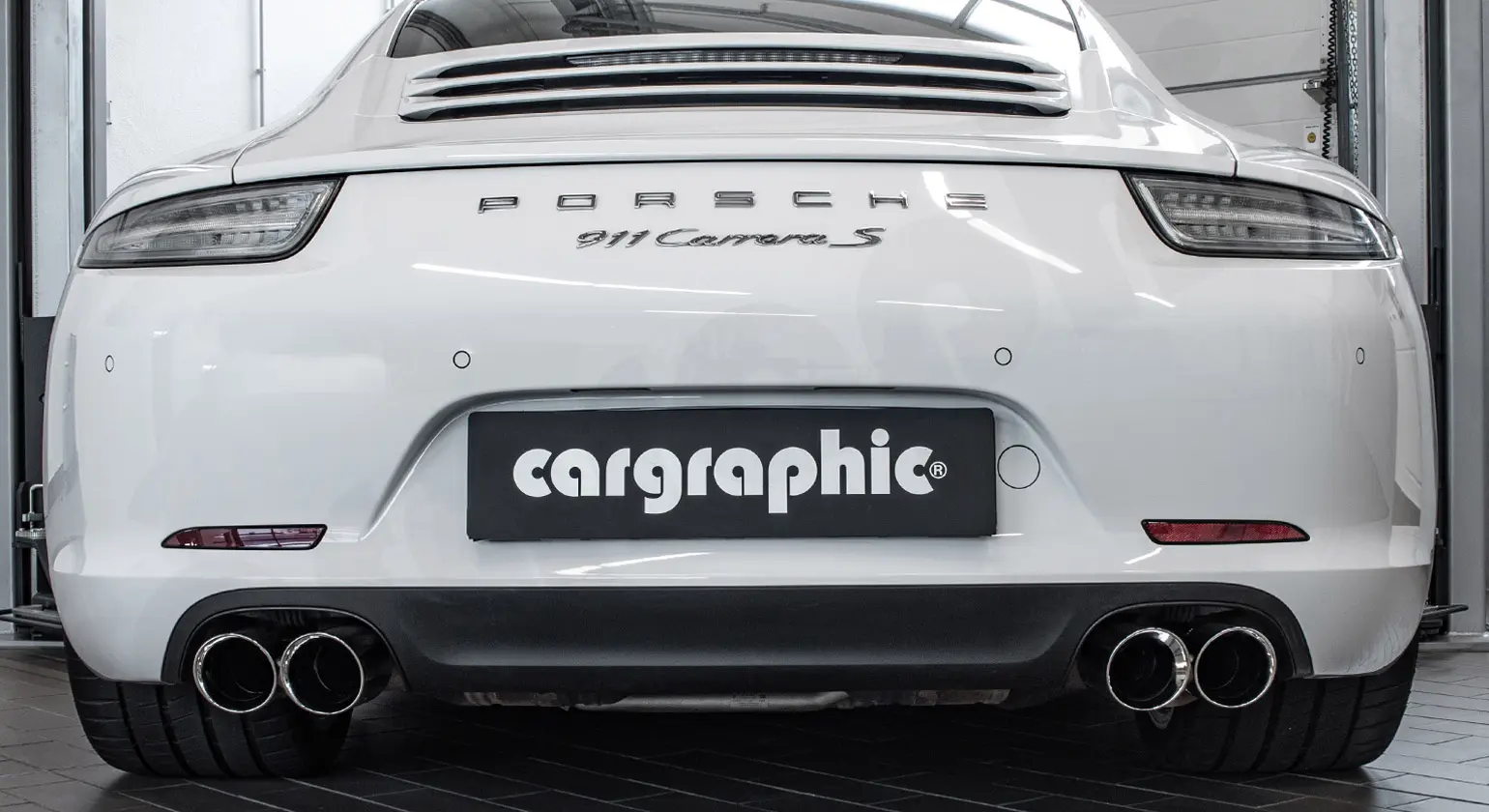 CARGRAPHIC Sport Endrohre für Porsche 997 991 Tuning