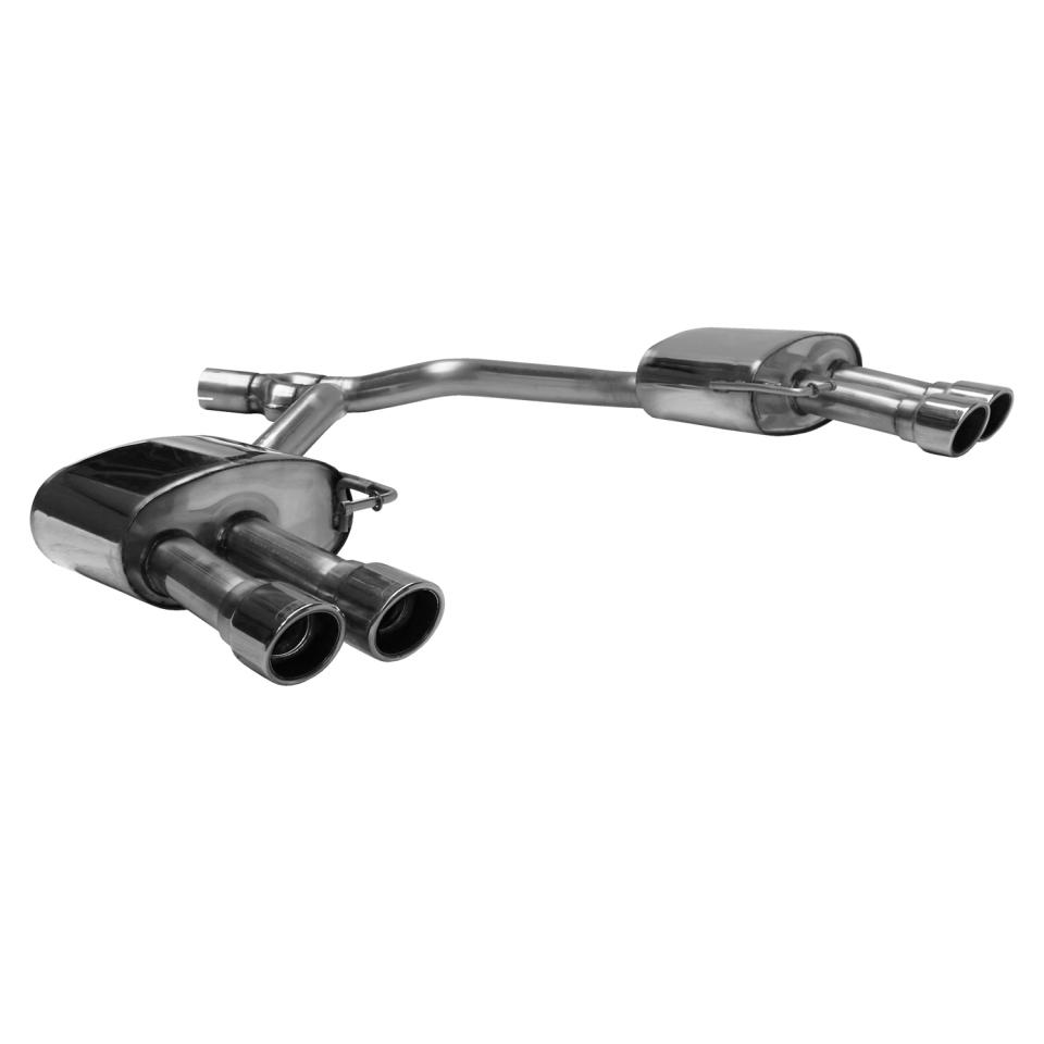Bastuck Sportauspuff für Audi A5 Typ B9 (Coupé) 2x 2x90mm, mit Lippe 20° schräg geschnitten