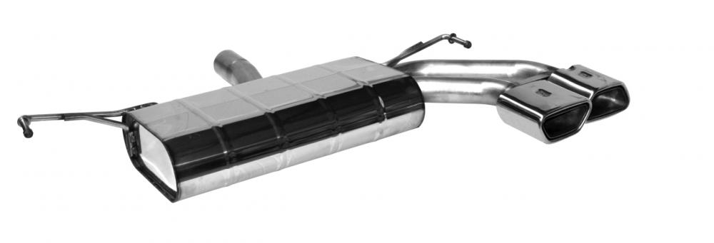 Bastuck Sportauspuff für Hyundai Tucson Typ TLE 2x140x74mm Trapezform
