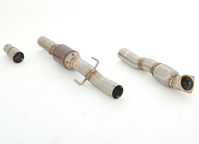 Friedrich Motorsport 76mm Vorderrohr mit Flexrohr mit 200 Zellen Sport-Kat. 