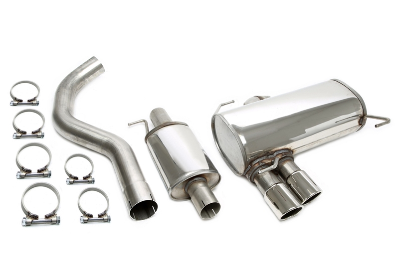 TA Technix Edelstahlanlage 2x80mm passend für BMW 3er Serie 318i/320i/320si Limousine E90, -​Touring E91, - Coupe E92, -​Cabriolet E93