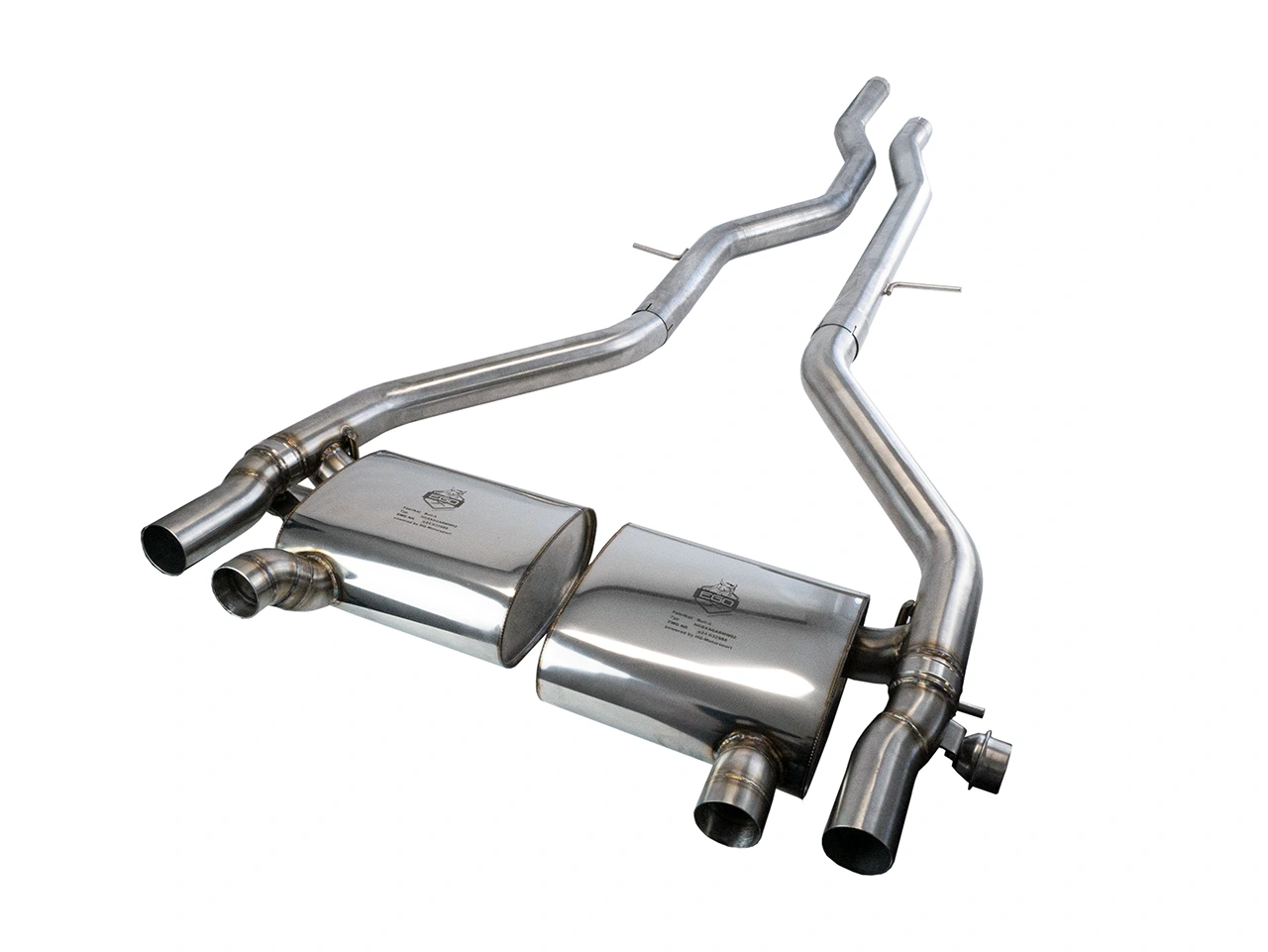 EGO-X Abgasanlage 2,75" BMW M3 F80, M4 F82 inkl. Competition 431/450PS (mit ECE*)  EGO-X Abgasanlage BMW M3/M4 Mit ECE-Zulassung kaufen