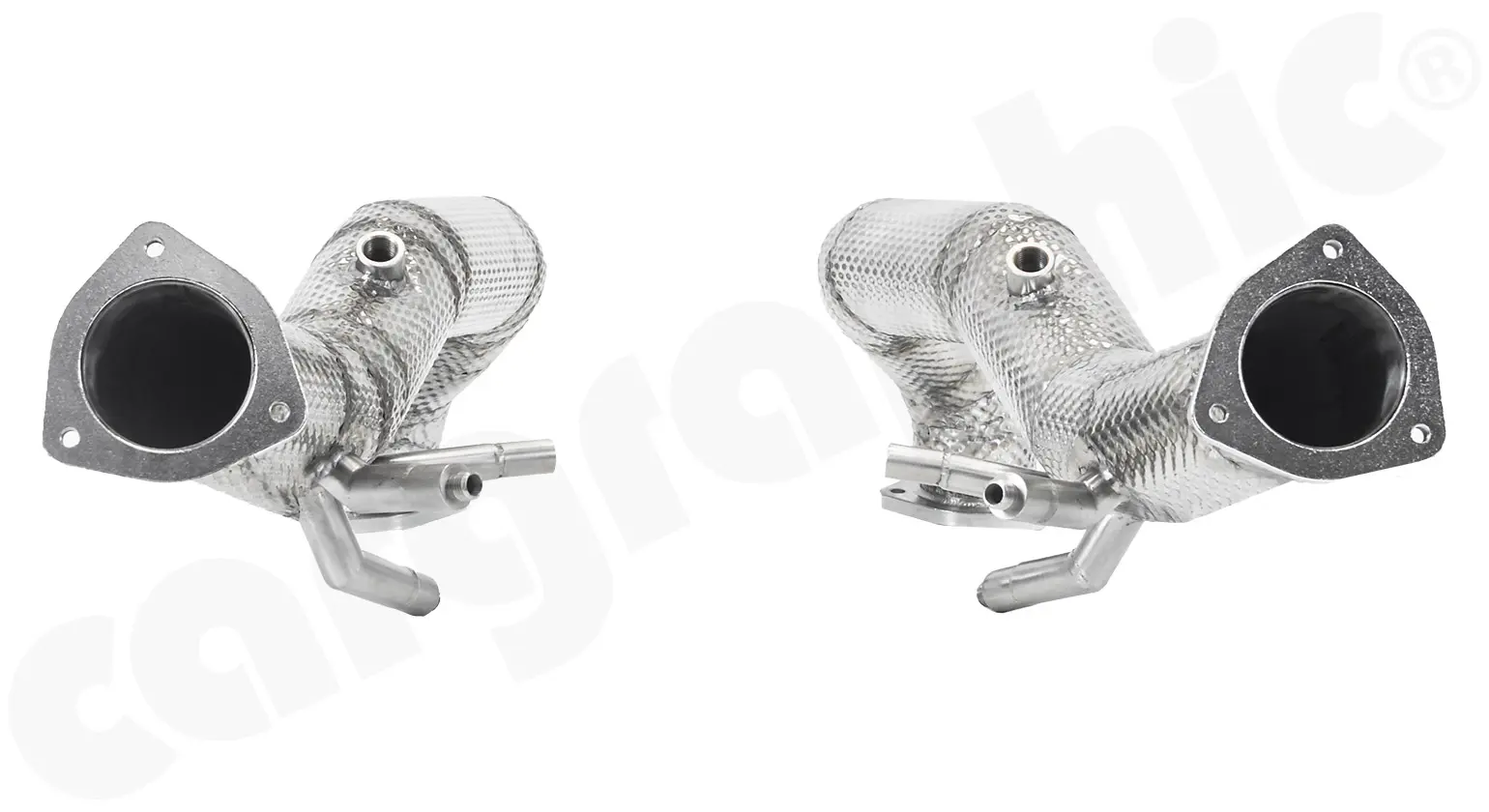 CARGRAPHIC OPF Ersatzrohre für Porsche 718 4,0L Tuning