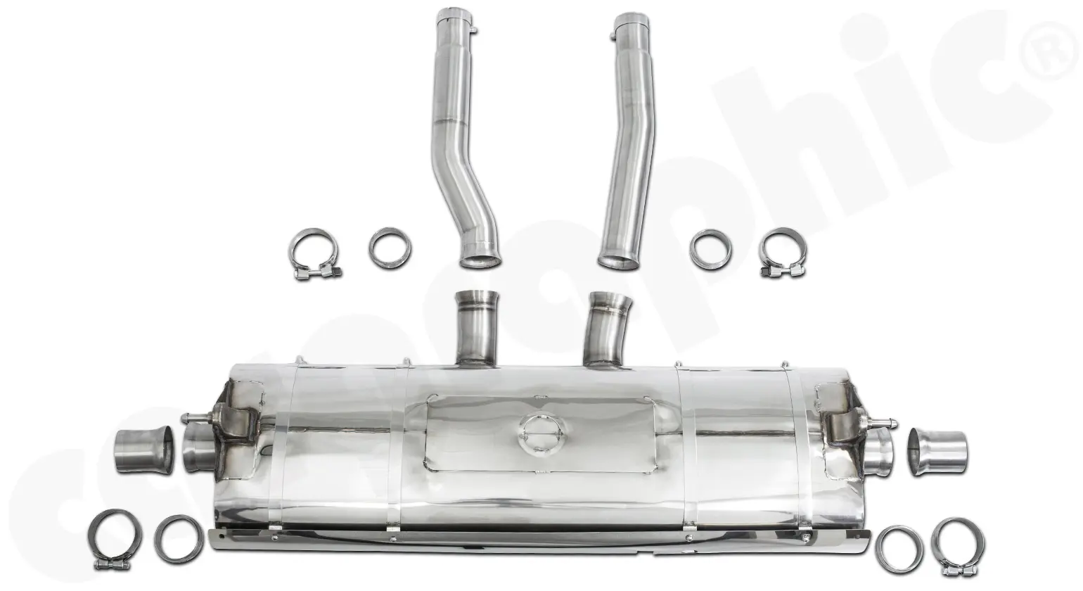 CARGRAPHIC Sport Endschalldämpfer VW Touareg 7P 