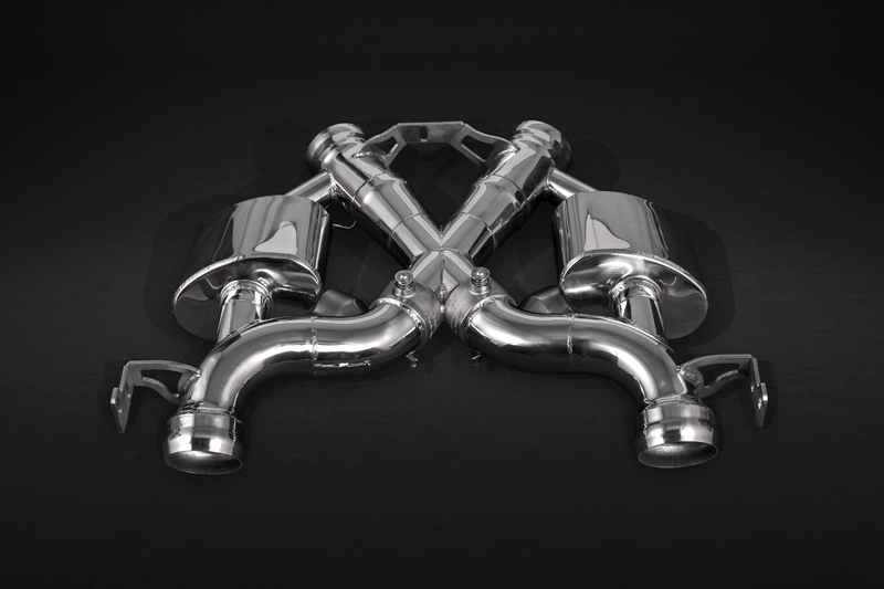 Capristo Komplettanlage inkl. Downpipes und Klappensteuerung ohne Gutachten für McLaren 675LT