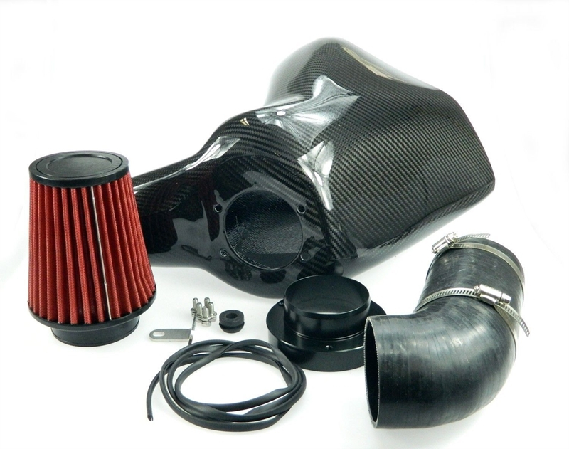TA Technix Carbon Air Intake/ Air-​Box passend für Seat Leon (1P)/ VW Eos (1F), Golf VI + Cabriolet (5K/517), Passat CC (358), Scirocco III (137), Tiguan (5N)