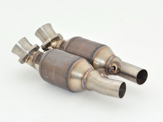 Friedrich Motorsport 2x55mm 200 Zellen Sport-Kat. Edelstahl