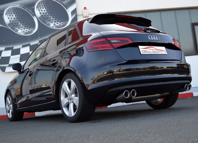  Duplex Sportendschalldämpfer Audi A3 8V günstig