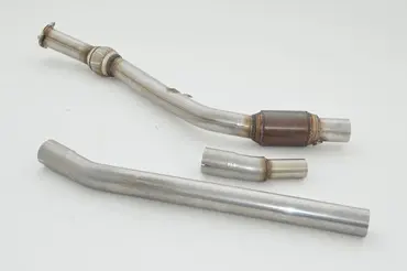 Friedrich Motorsport 70mm Downpipe mit 200 Zellen Sport-Kat. Edelstahl