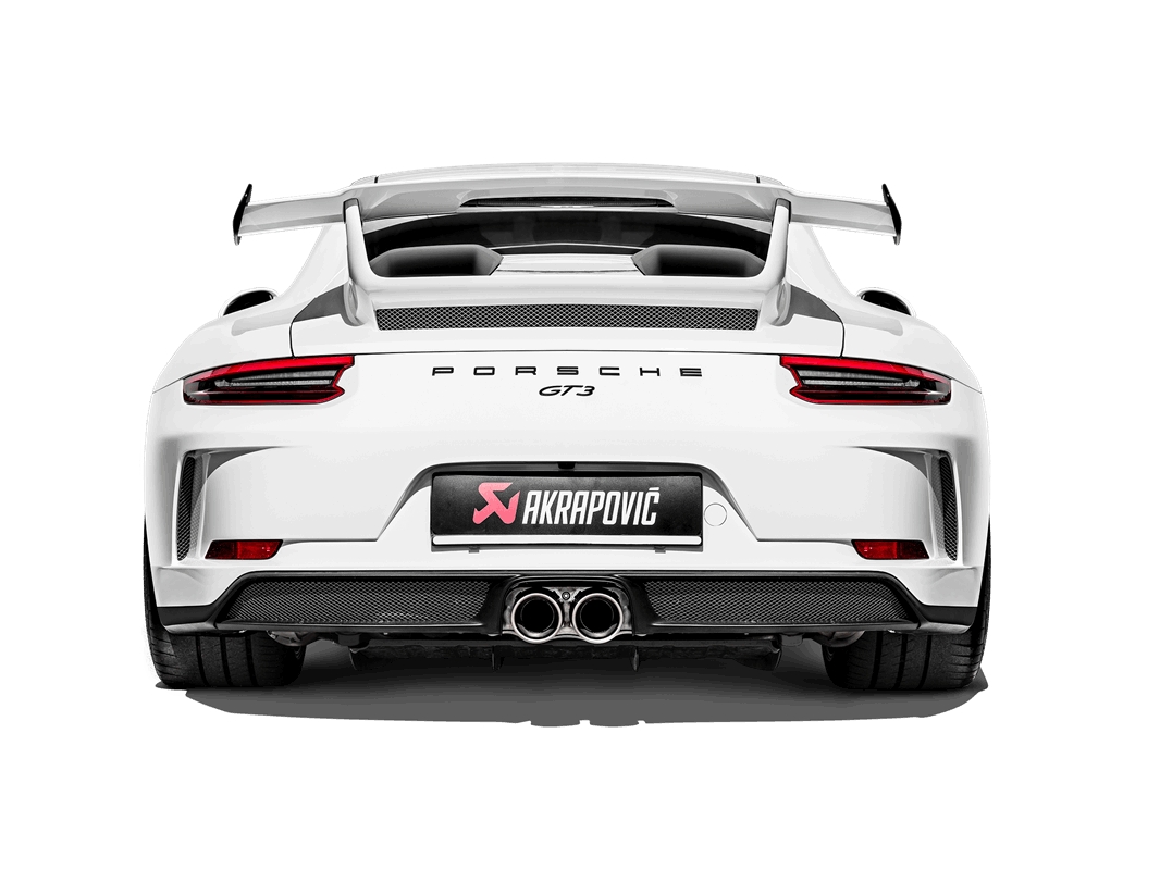 Akrapovic Slip-On Line Titanium für Porsche 991.2 GT3 Foto