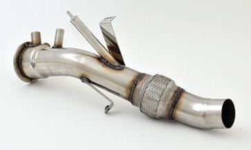 Friedrich Motorsport 76mm Diesel-Partikelfilter-Ersatzrohr Edelstahl