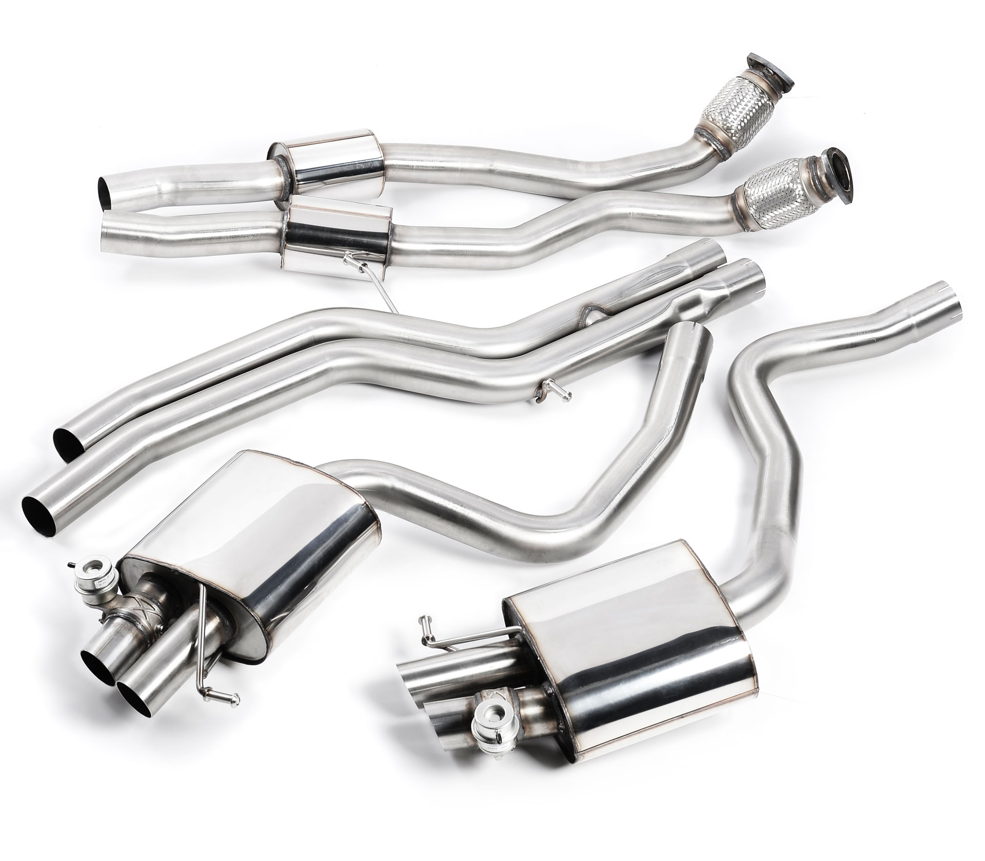 Milltek Komplettanlage (non-resonated) für Audi RS4 B8