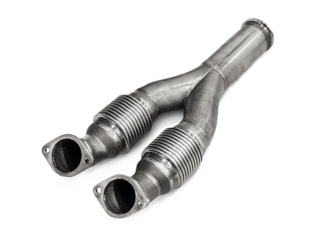Akrapovic Link pipe (SS) for aftermarket turbochargers für Nissan GTR R35