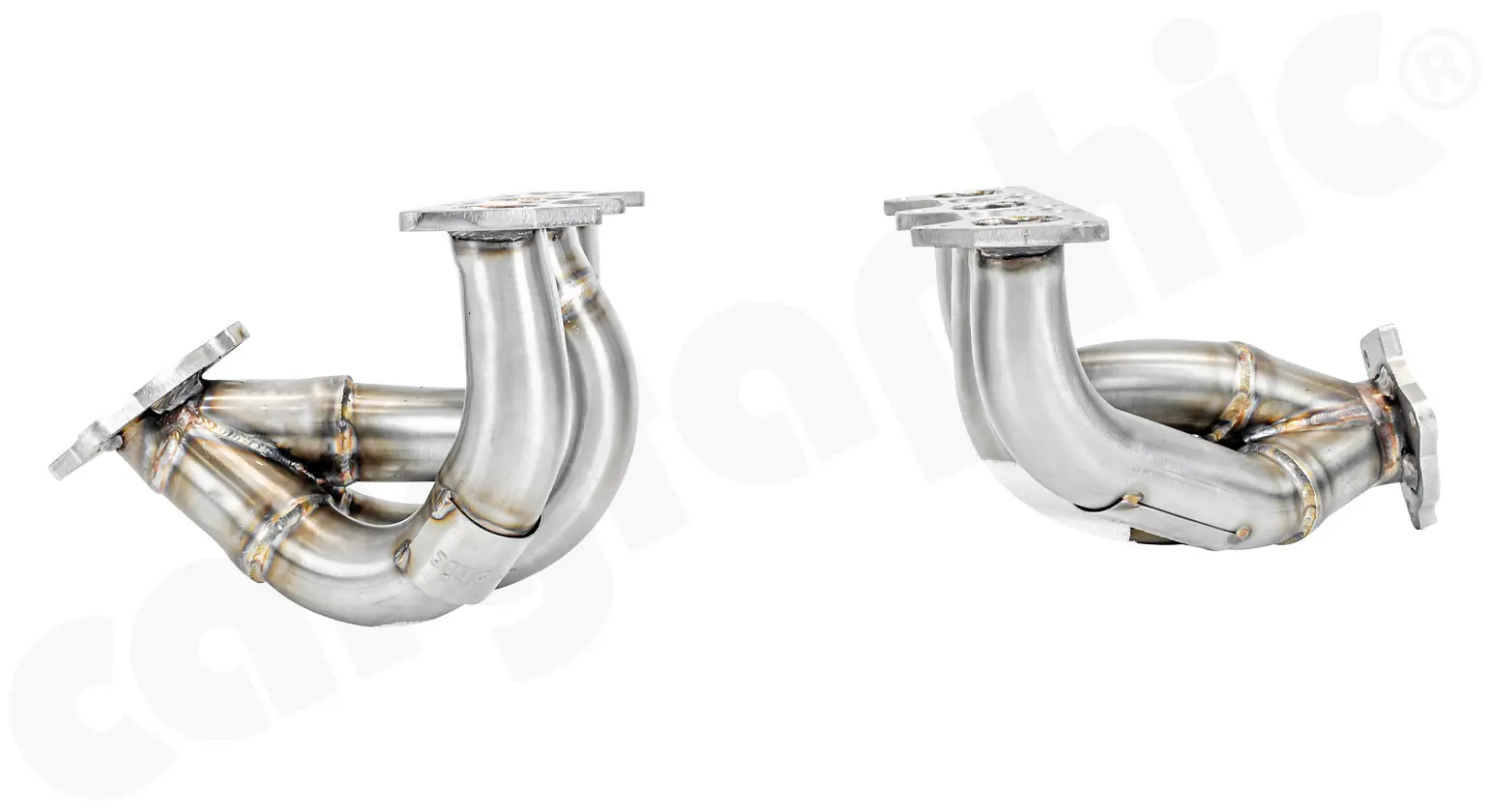 CARGRAPHIC Fächerkrümmer für Porsche 996 997 Turbo Tuning