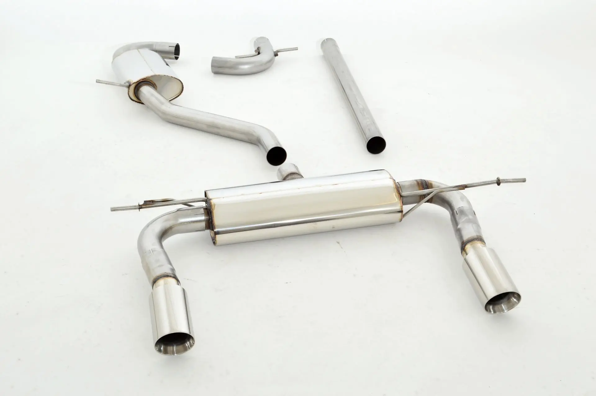 Friedrich Motorsport Gr.A Duplexanlage Edelstahl 