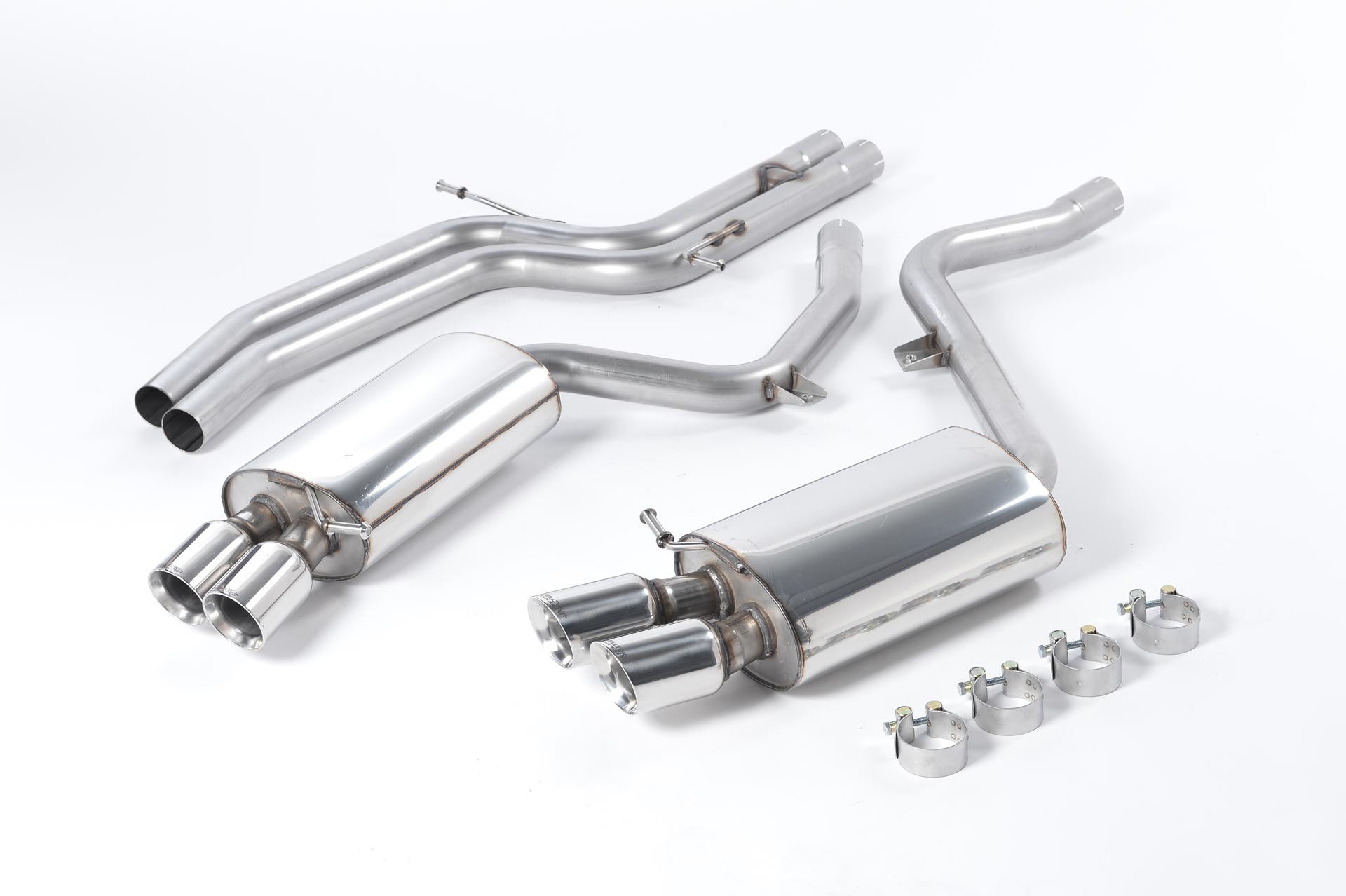Milltek Komplettanlage (non-resonated) für Audi S5 B8 Coupé (Handschalter)