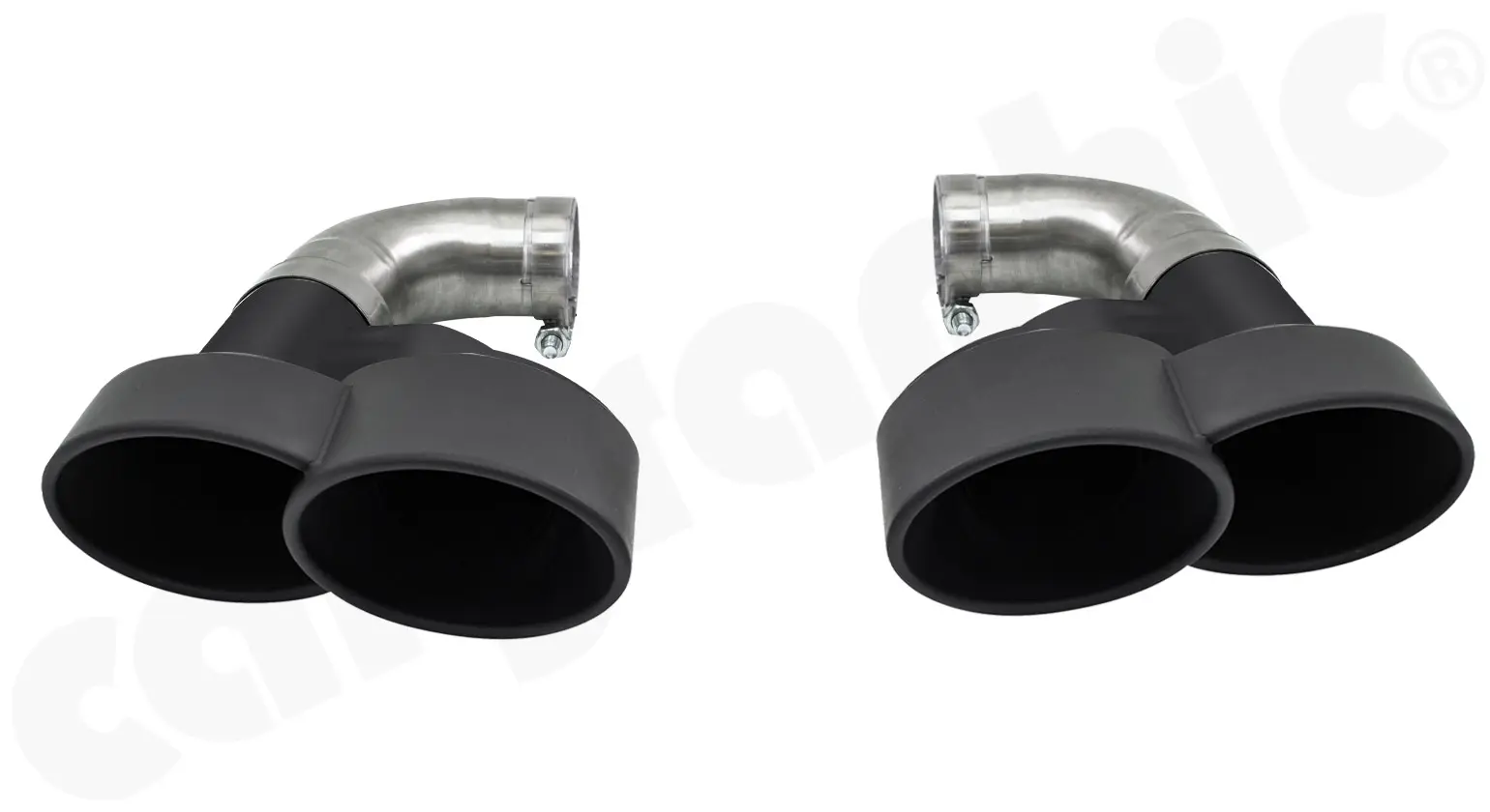 CARGRAPHIC Endrohrsatz für Porsche Cayenne 955 