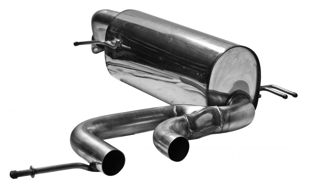 Bastuck Sportauspuff für Hyundai Veloster Typ FS 2x54mm, gerade (für die Serienheckschürze)