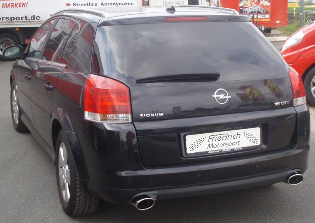 Friedrich Motorsport Duplex Endschalldämpfer Opel 