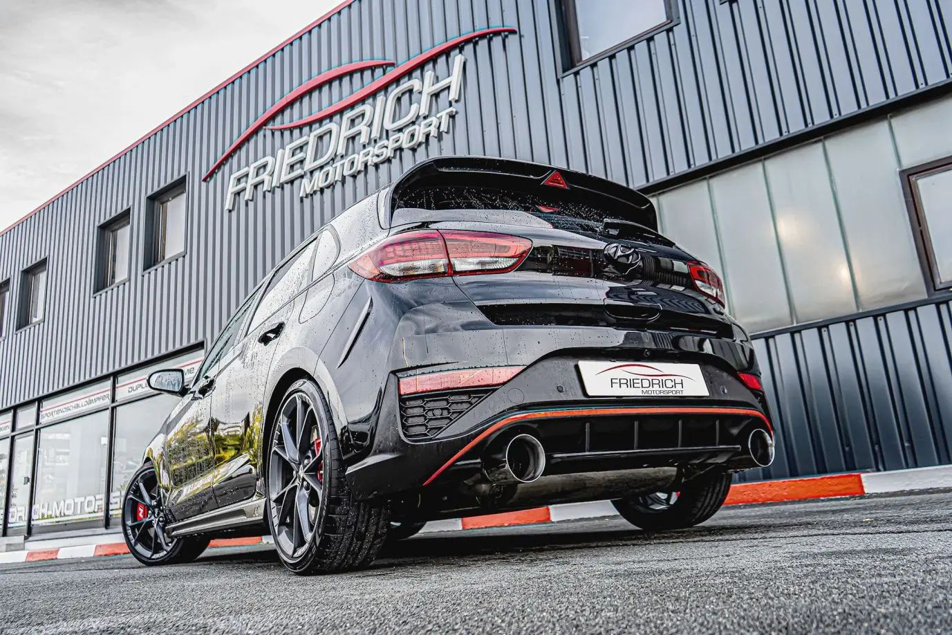Friedrich Motorsport 90mm Duplex-Anlage Hyundai i30 PDE 130mm-Endrohre