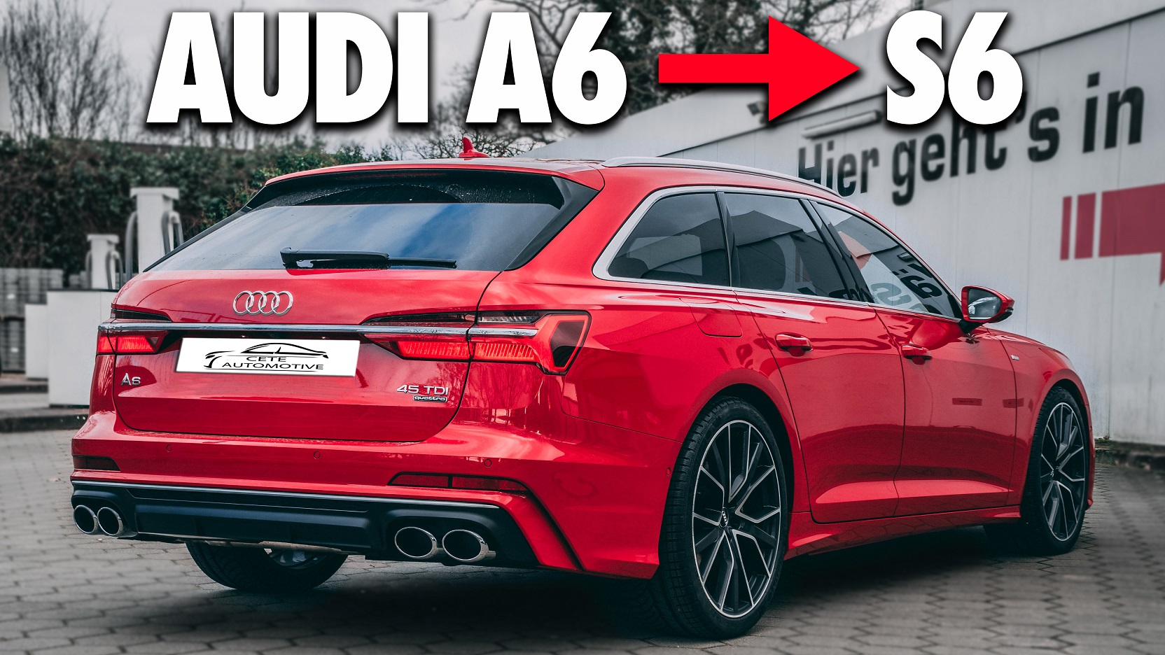 CETE Audi S6 Look - Duplex Umbaukit fĂĽr Audi A6 4K C8 CETE Audi S6 Look Duplex Kit fĂĽr Audi A6 4K C8 kaufen