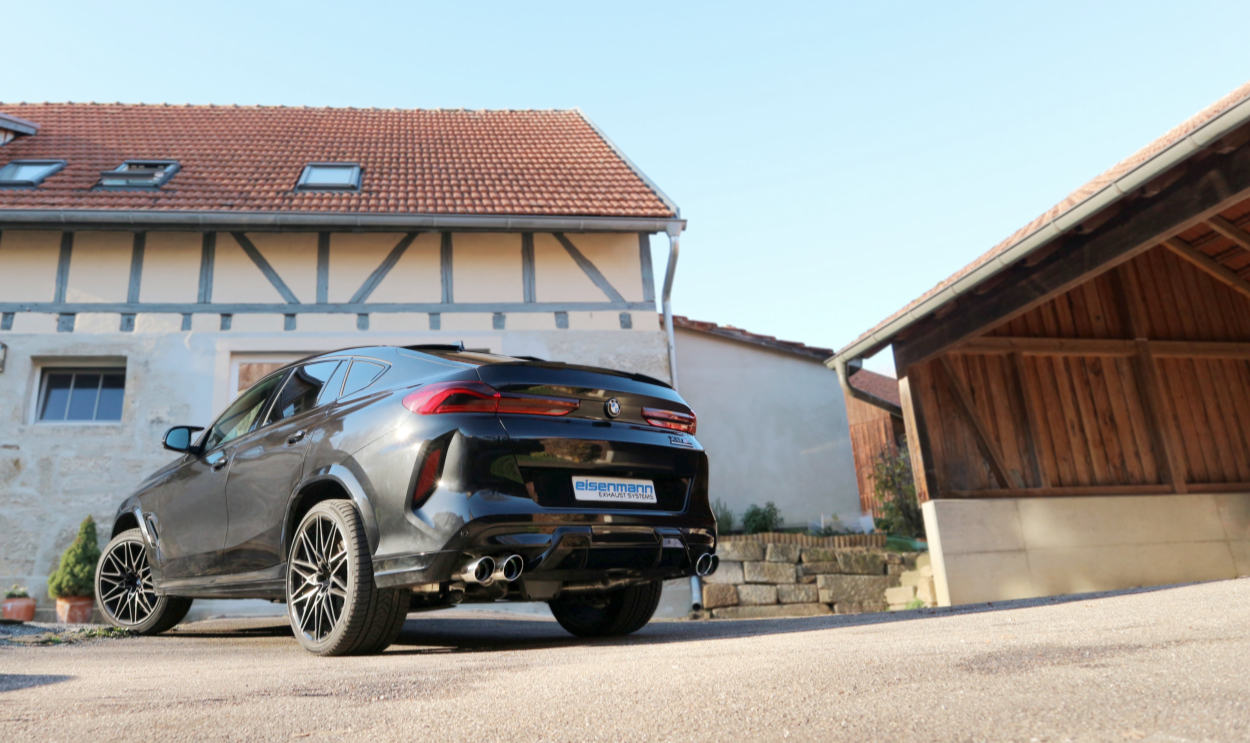 Eisenmann Endschalldämpfer für BMW X6M F96 4x100 Chrom EG-Gutachten