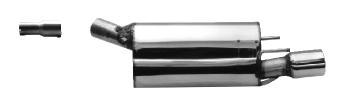 Bastuck Sportauspuff Opel Corsa B 2x76mm DTM-Style 