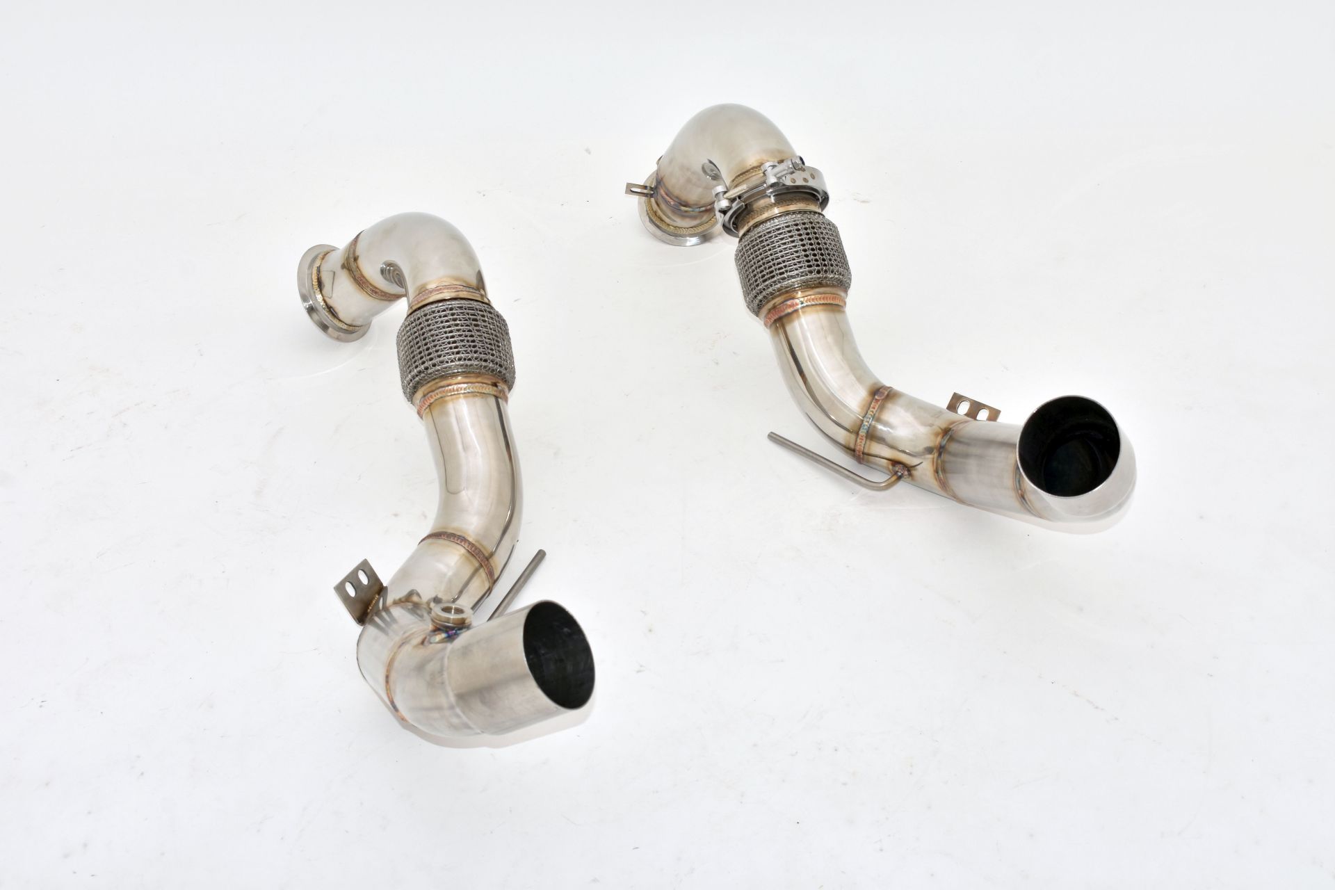Friedrich Motorsport 76mm Downpipe-Satz Edelstahl 
