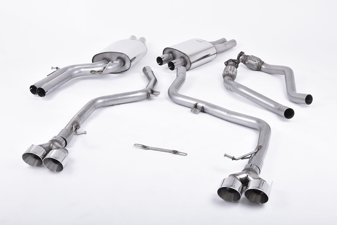 Milltek Komplettanlage (non-resonated) für Audi S4 S5 Sportback B8.5